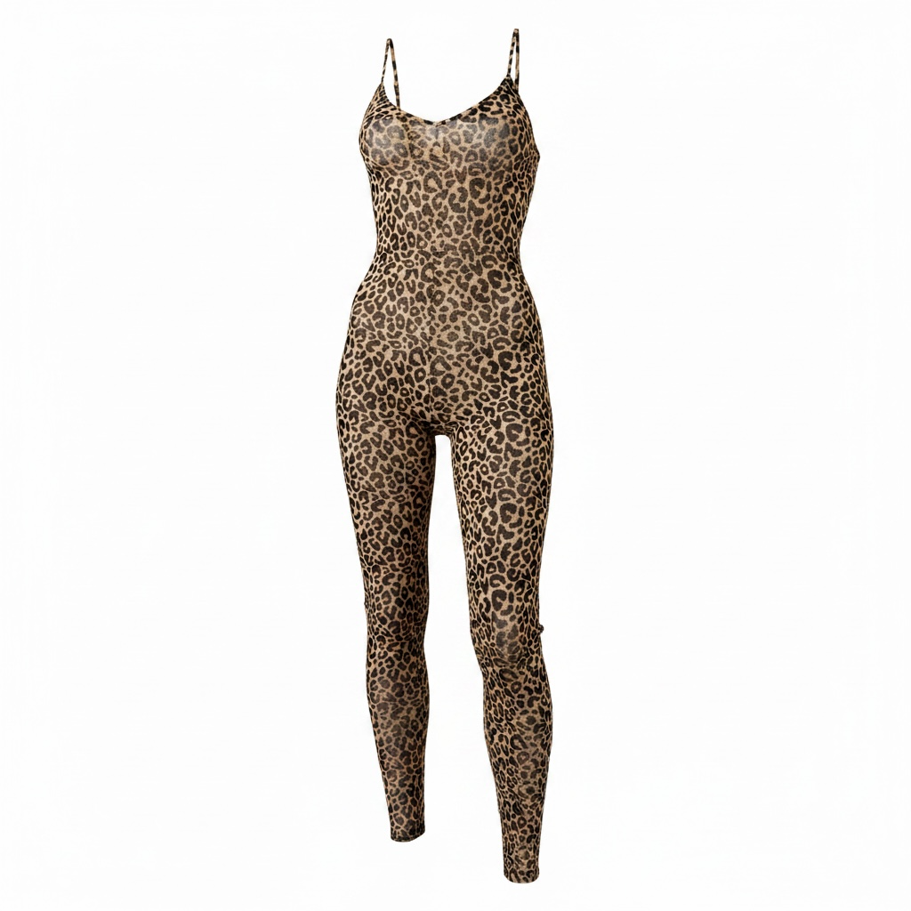 “Here Kitty” Leopard Jumpsuit