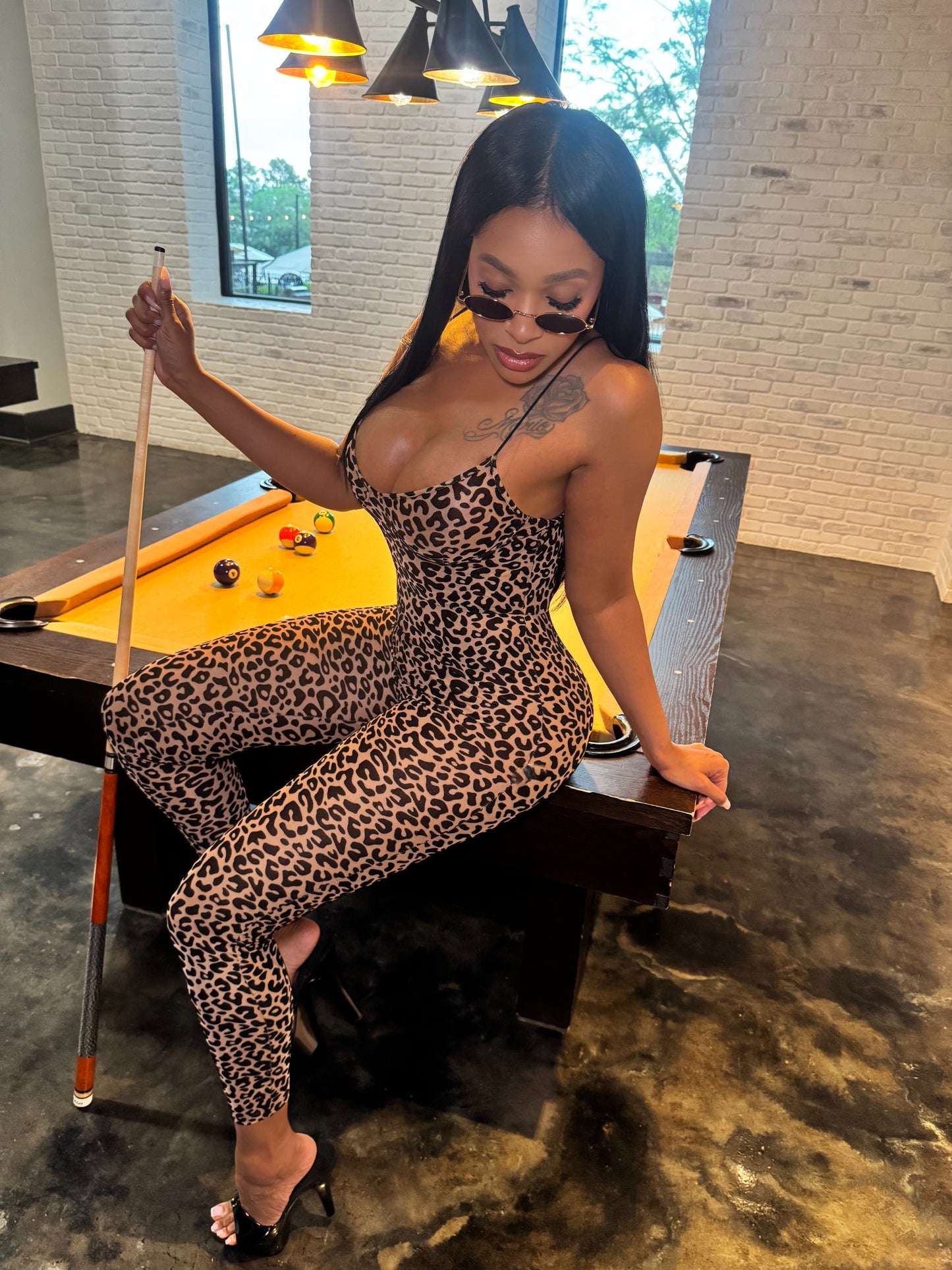 “Here Kitty” Leopard Jumpsuit