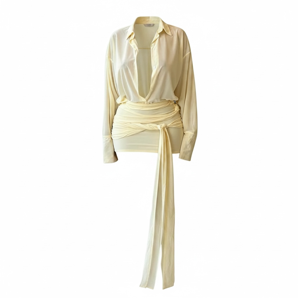 “Citrine” Blouse Mini Dress